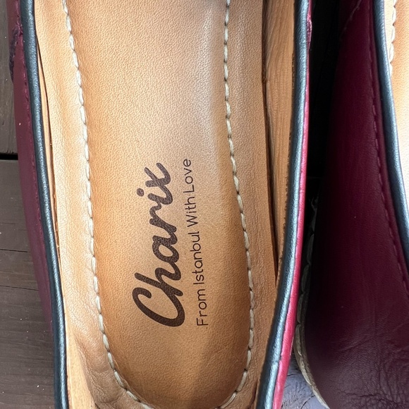 Charix Burgundy Women's Loafers - Picture 8 of 16